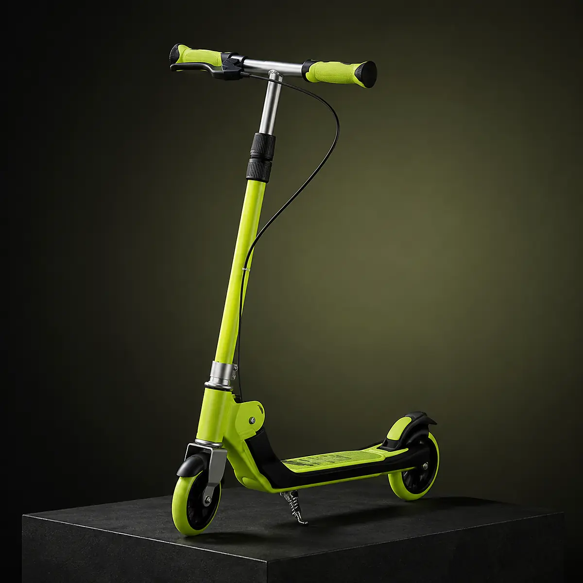 Neon Lime Lumora GlowRide LED Kids Scooter